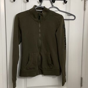 Bench Dark Green Full-Zip Jacket